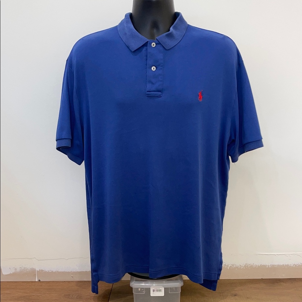 Ralph Lauren Blue Polo with Red Accent